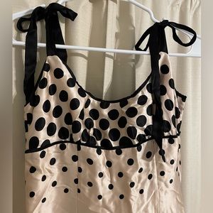 Pale pink and satin mermaid fit Bebe dress